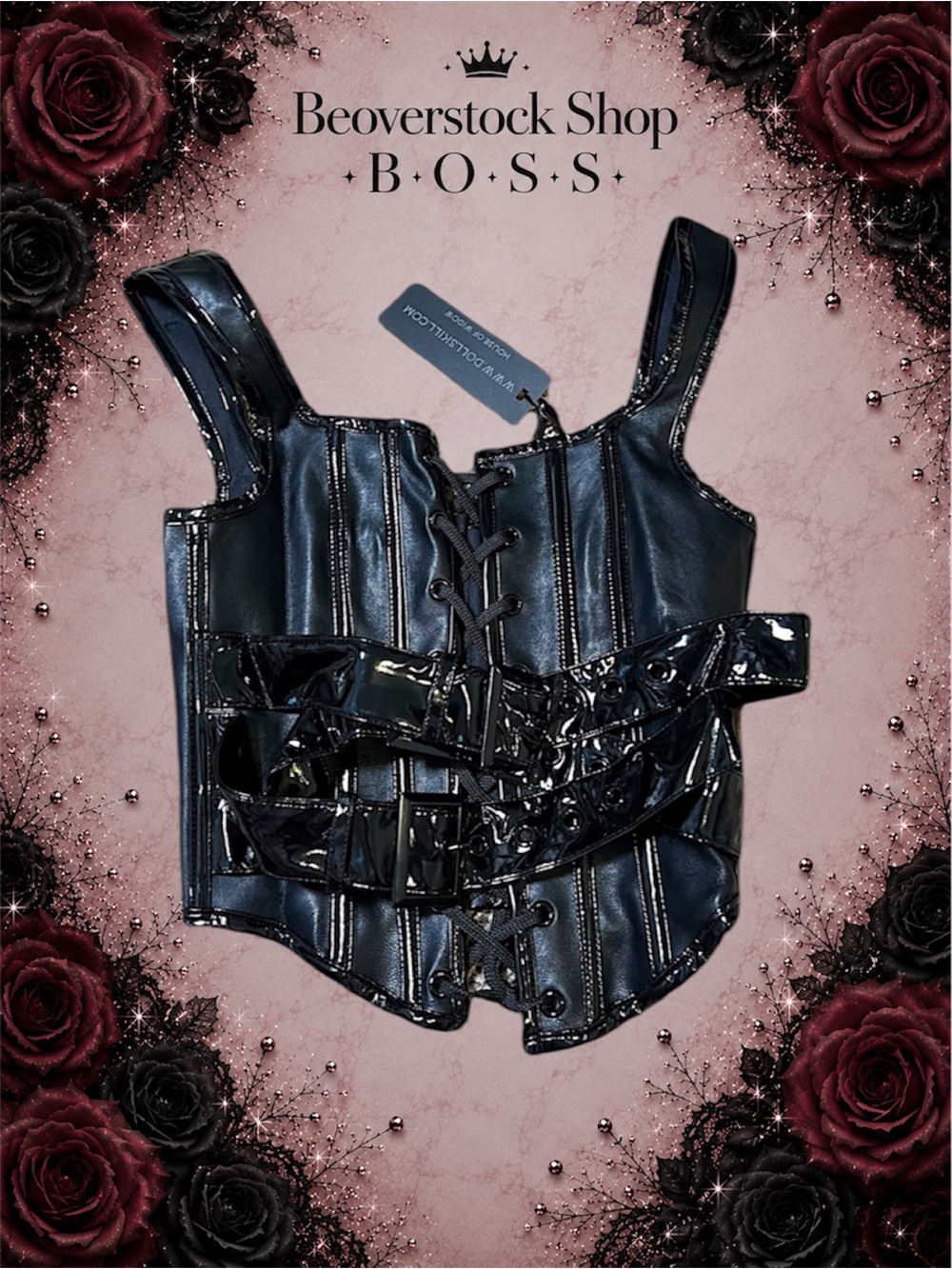 🔴Dolls Kill Widow “Crush Your Soul” Corset Top – Size XS – Brand New (SOLD OUT)